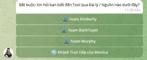 Chọn đại lý Team Murphy